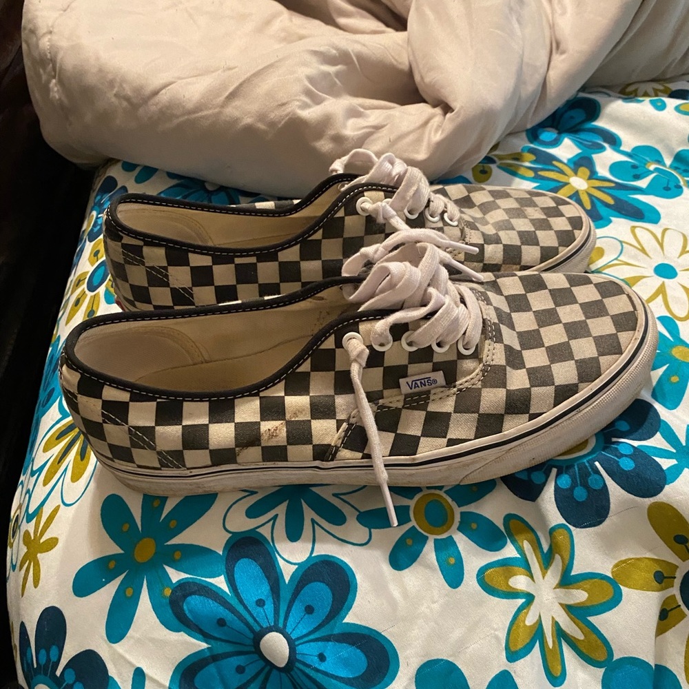 Checkered board Vans authentic skate dunk SB
